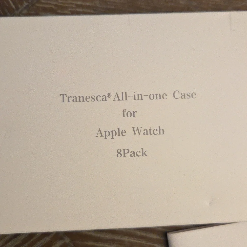 Tranesca All-in-one Cases for Apple Watch | 8 Pack | Various Colors